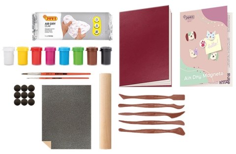 Zestaw do tworzenia ceramiki JOVI DIY, bez wypalania, magnesy