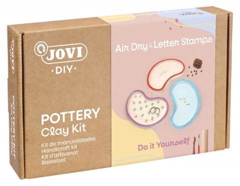 Zestaw do tworzenia ceramiki JOVI DIY, bez wypalania, miseczki