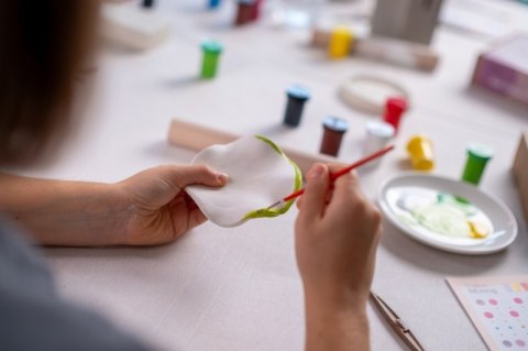 Zestaw do tworzenia ceramiki JOVI DIY, bez wypalania, miseczki