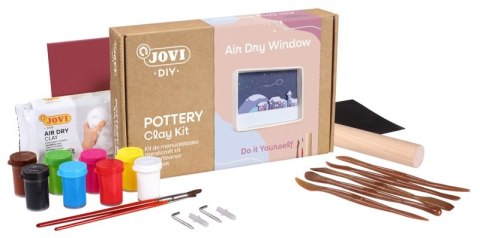 Zestaw do tworzenia ceramiki JOVI DIY, bez wypalania, okno