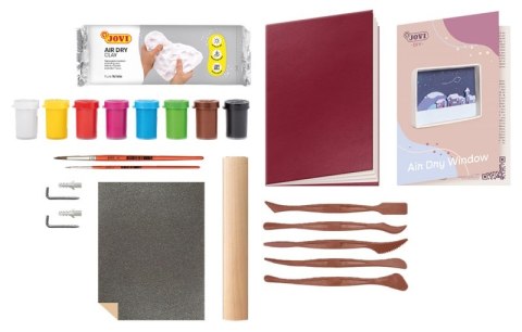 Zestaw do tworzenia ceramiki JOVI DIY, bez wypalania, okno