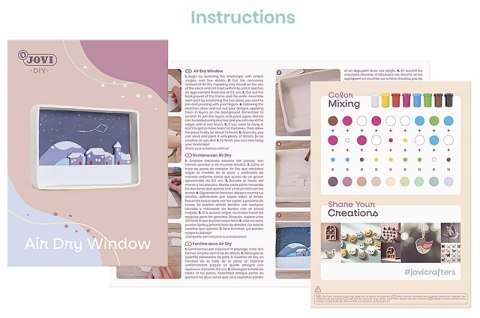 Zestaw do tworzenia ceramiki JOVI DIY, bez wypalania, okno