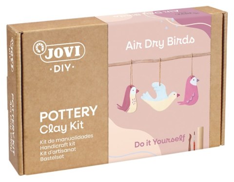 Zestaw do tworzenia ceramiki JOVI DIY, bez wypalania, ptaki