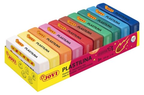 Zestaw plasteliny JOVI, 10x50g, mix kolorów