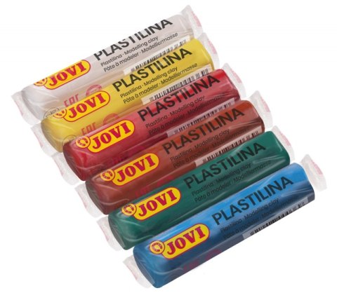 Zestaw plasteliny JOVI, 6x15g, mix kolorów