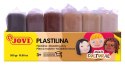 Zestaw plasteliny JOVI, 6x50g, kolory wielokulturowe, mix kolorów