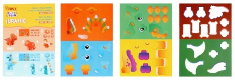Zestaw plasteliny JOVI Play&Fun, dinozaury