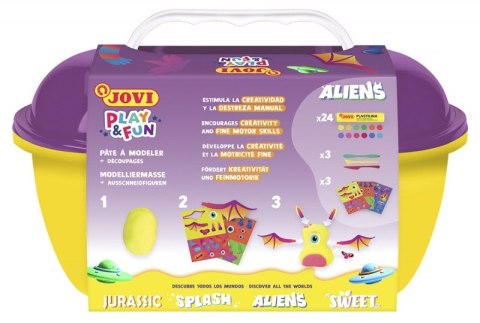 Zestaw plasteliny JOVI Play&Fun, kosmici