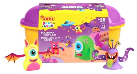 Zestaw plasteliny JOVI Play&Fun, kosmici