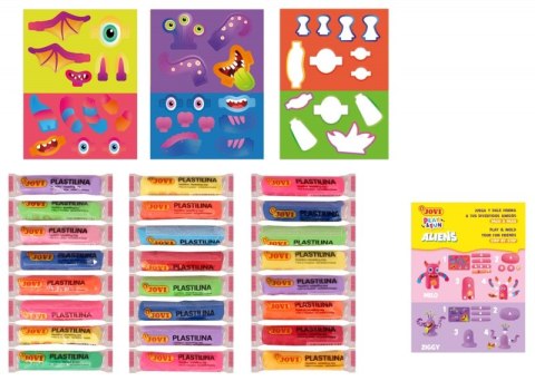 Zestaw plasteliny JOVI Play&Fun, kosmici