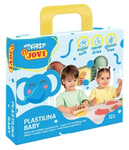 Zestaw plasteliny JOVI dla dzieci, 4x38g, mix kolorów