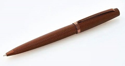 Długopis DIPLOMAT Viper, guilloche, brązowy