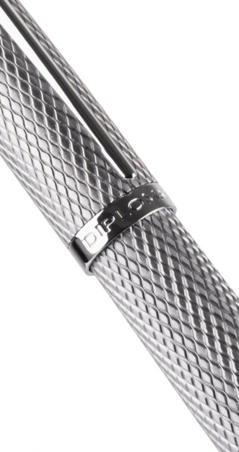 Długopis DIPLOMAT Viper, guilloche, srebrny