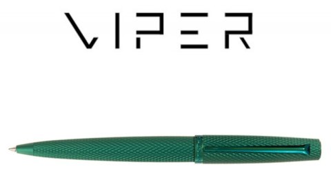 Długopis DIPLOMAT Viper, guilloche, zielony