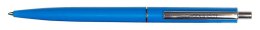 Długopis automatyczny Q-CONNECT, Sign Proof, nieblaknący, metalowy klips, niebieski