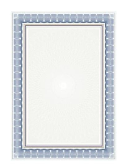 Dyplom ROZETA Niebieska 170g/m2 (25 szt.) 218717 Argo