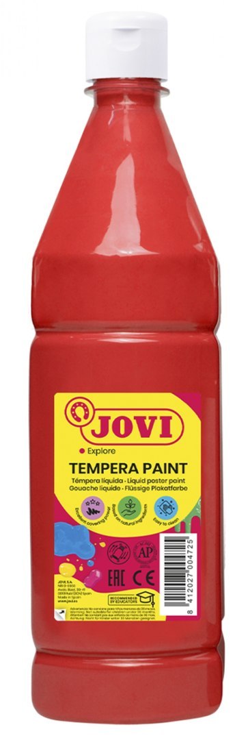 Farba plakatowa JOVI, 1000ml, czerwona