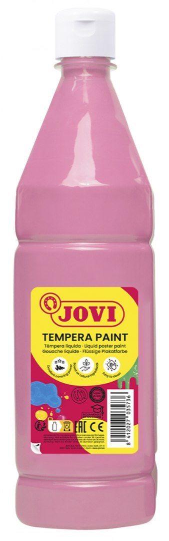 Farba plakatowa JOVI, 1000ml, różowa