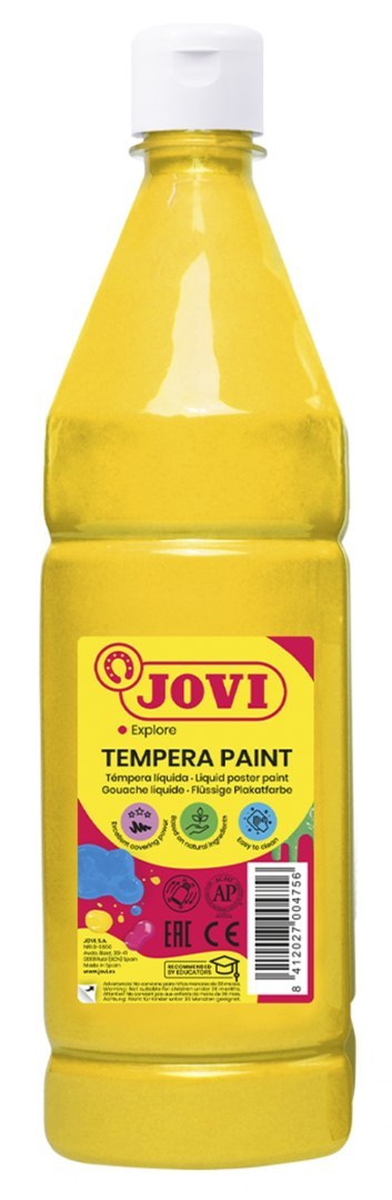 Farba plakatowa JOVI, 1000ml, żółta