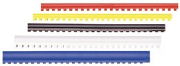 Grzbiet plastikowy do bindownic 10mm (op=100szt) - przezroczyste 405108 Argo
