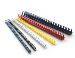 Grzbiety do bindowania ARGO 6 mm czerwone, opakowanie 100 szt. 405064