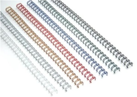 Grzbiety metalowe 12,7mm (1/2'') srebrne A4 skok 3:1 100 szt./op. 424129 Argo