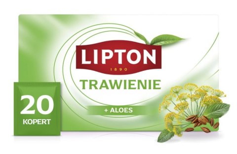 Herbata LIPTON Functional, ziołowa, trawienie, 20 kopert