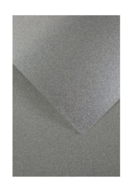 Karton brokatowy Srebrny A4 op/5szt 210g/m2 208105 Argo