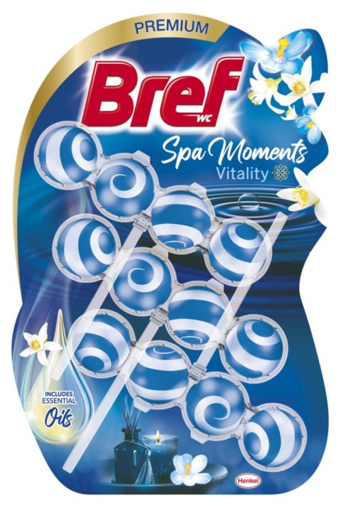 Kulki myjąco-zapachowe BREF Spa Moments Vitality, 3 x 50 g