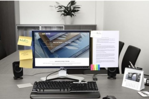 Listwa samoprzylepna na monitor MEMO z zakładkami ARGO