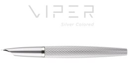 Pióro wieczne DIPLOMAT Viper, guilloche, F/M, srebrne