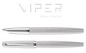 Pióro wieczne DIPLOMAT Viper, guilloche, F/M, srebrne