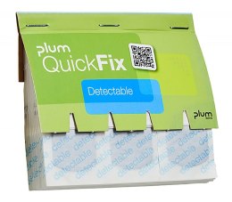 Plastry wykrywalne PLUM QuickFix Detectable, wkład, 45 szt., niebieskie