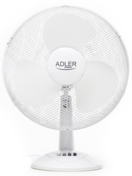 Wentylator ADLER AD 7304, biurkowy, śr. 40cm, 90W, biały