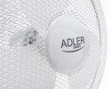 Wentylator ADLER AD 7304, biurkowy, śr. 40cm, 90W, biały