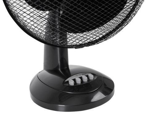 Wentylator Mesko, biurkowy, śr. 30cm, 40W, czarny