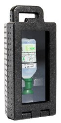 Zestaw do płukania oka PLUM iBox 1, z płynem 0,9%, 500 ml, czarny