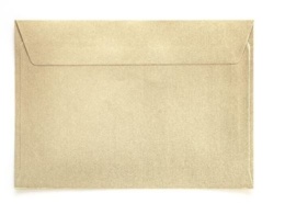 Koperta C5(162x229) Pearl złoty P., 120g/m2, op/10szt. 280615 Argo