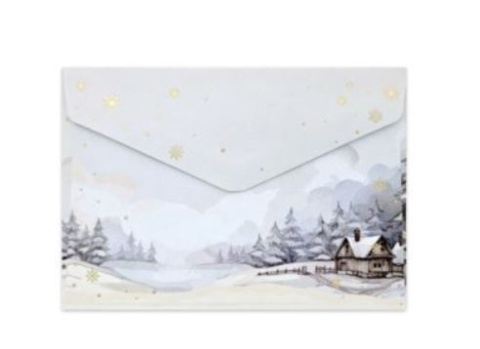 Koperta C6 (114x162) MAGIA ZIMY, 120g/m2, op/10szt. 280298 Argo