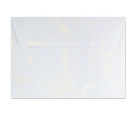 Koperta C6 (114x162) Marmur złoty P, 120g/m2, op/10szt 280293 Argo