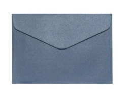 Koperta C6 (114x162) Pearl granatowy K., 150g/m2, op/10szt. 280255 Argo
