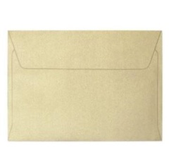 Koperta C6 (114x162) Pearl złoty P., 120g/m2, op/10szt. 280215 Argo