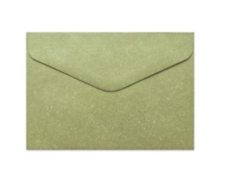 Koperta C6 (114x162) Wood oliwkowy, K., 120g/m2, op/10szt. 282221 Argo