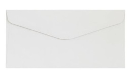 Koperta DL (110 x 220) Gładki biały K., 150g/m2, op/10szt. 280191 Argo