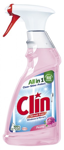 Płyn do mycia szyb CLIN Piwonia, pompka, 500ml