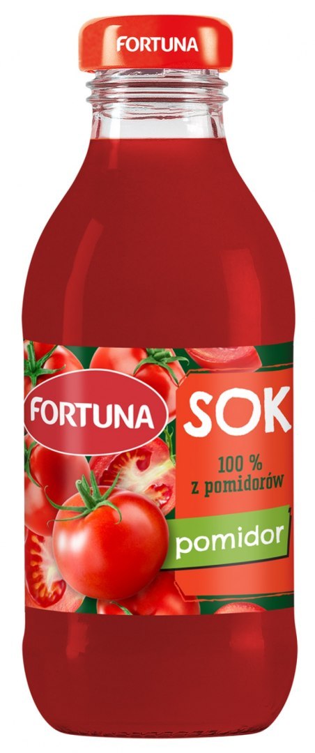 Sok FORTUNA, pomidorowy, szkło, 0,3l