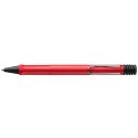 Długopis LAMY Safari 214, M, z niebieskim wkładem, czerwony