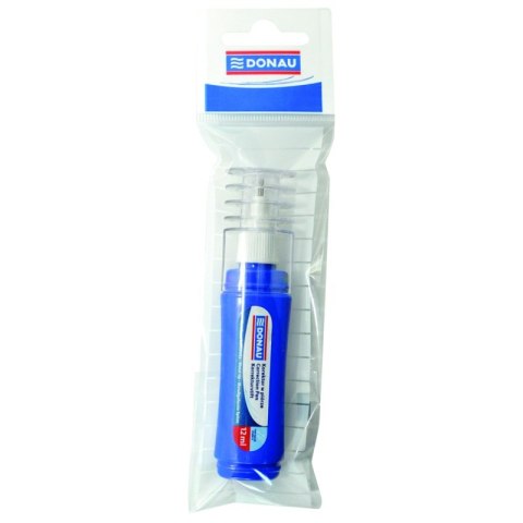 Korektor w piórze DONAU, metalowa końcówka, 12ml, zawieszka