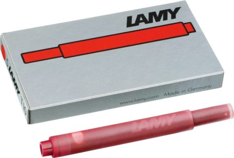 Naboje atramentowe LAMY T10, 5 szt., czerwony
