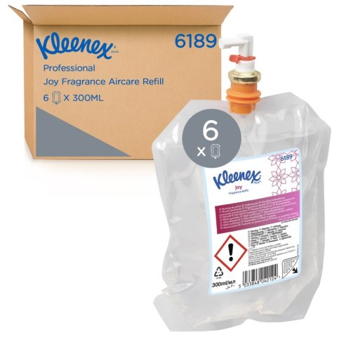 Odświeżacz powietrza KLEENEX Joy, wkład 300 ml, bezbarwny
